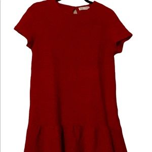 Red Zara Girls Knit Dress size 11/12